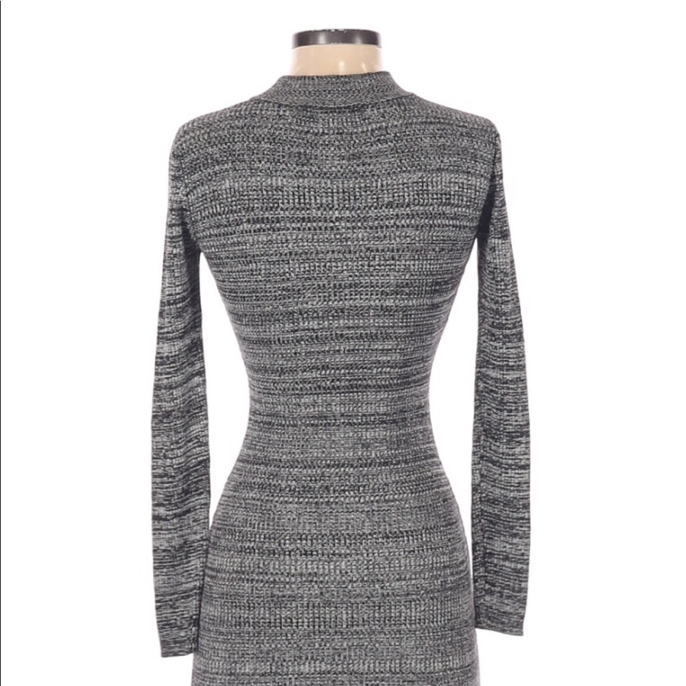Say What size small grey mock neck mini sweater dress - Picture 4 of 5
